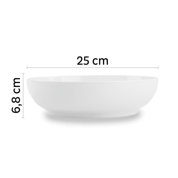 silwy Magnet-Food-Bowl groß – Ø 25 cm, Weiß, einzeln
