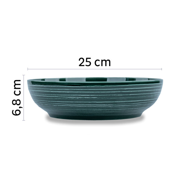 silwy Magnet-Food-Bowl groß – Ø 25 cm, Waldgrün, einzeln