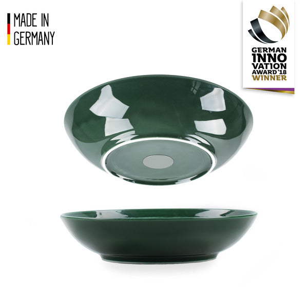 silwy Magnet-Food-Bowls klein – 2er-Set, Ø 21 cm, Waldgrün
