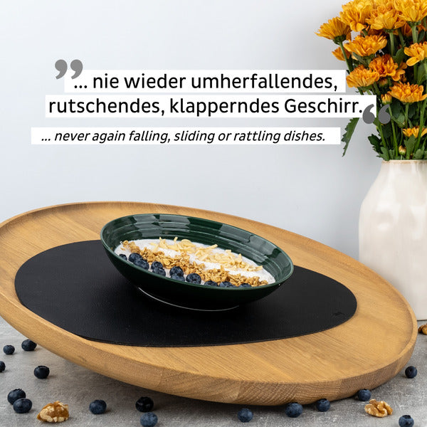 silwy Magnet-Food-Bowls klein – 2er-Set, Ø 21 cm, Waldgrün