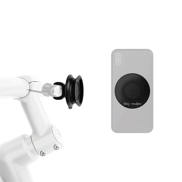 silwy Magnet-Vacuum-Smartphonehalter für Fahrräder – mit Patch und Schlauchschelle