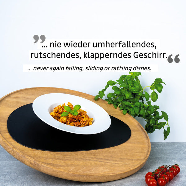 silwy Magnet-Gourmet-Porzellanteller – 2er-Set, Ø 23,5 cm, Weiß