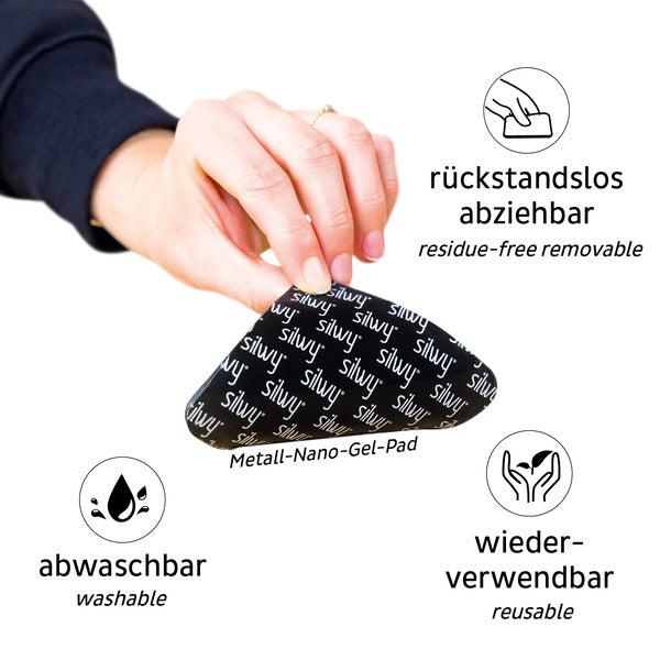 silwy Magnet-Gourmet-Porzellanteller – 2er-Set, Ø 23,5 cm, Weiß