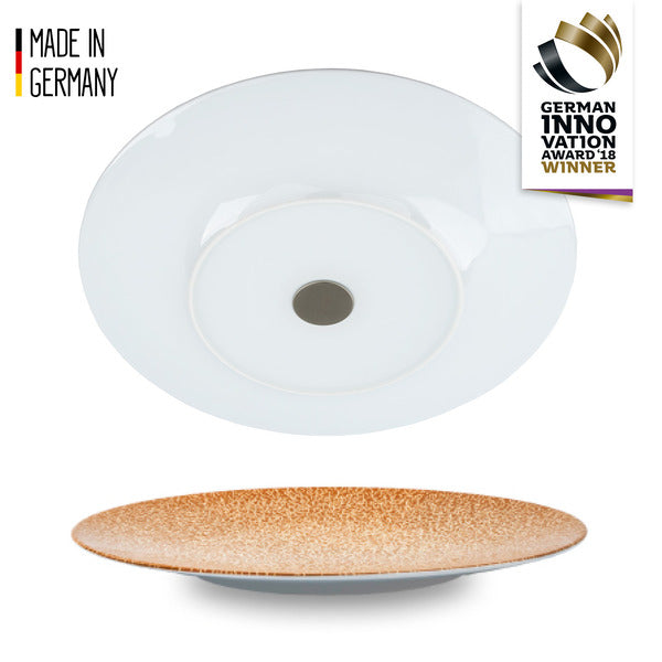 silwy Porzellan-Speiseteller – 2er-Set, Ø 28 cm, Apricot