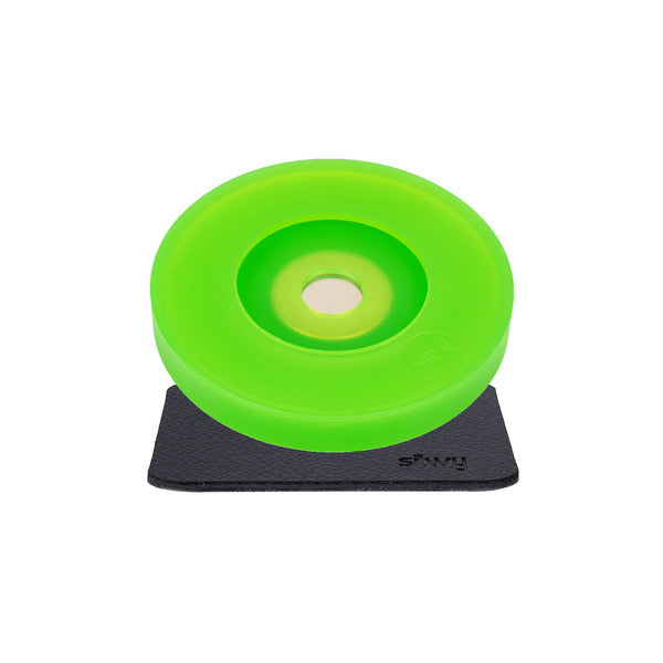 silwy Magnet-Kondom für Stielgläser – Lime, einzeln mit Pad
