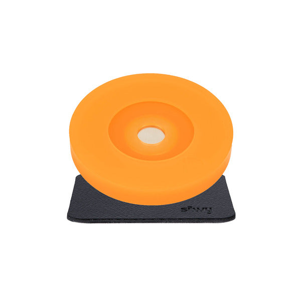 silwy Magnet-Kondom für Stielgläser – Orange, einzeln mit Pad