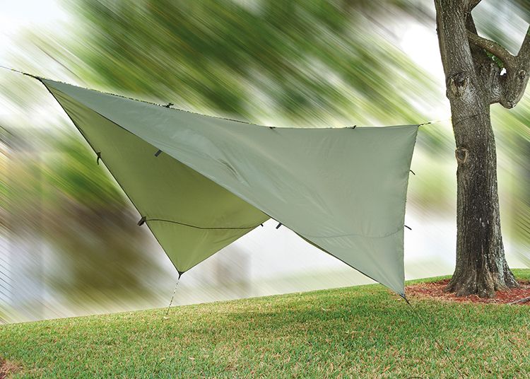 Snugpak All Weather Shelter G2 Tarp in Oliv – Hauptansicht