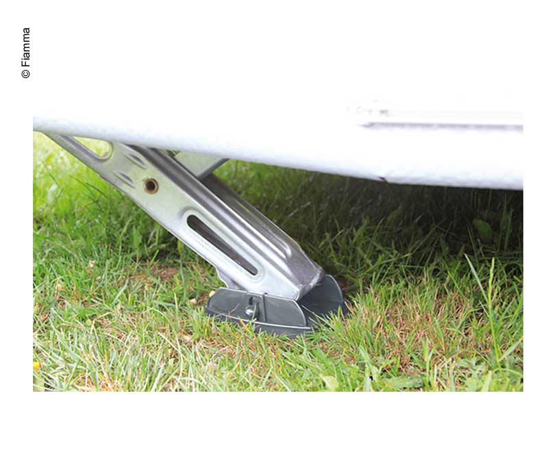 Fiamma Plates Pro Stützplatten – 4 Stück, 650 kg je Platte, Grau