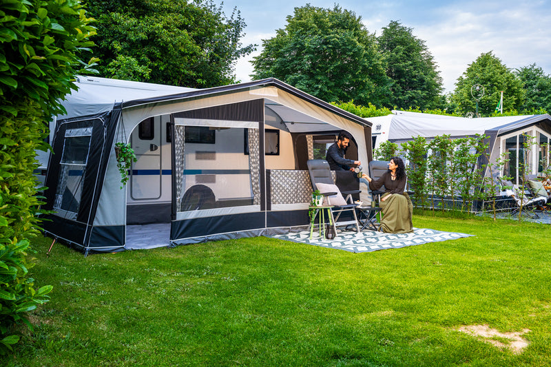 Dorema MONZA 270 XL Wohnwagenvorzelt – Gr. 17, 1050–1075 cm, Stahlgestänge