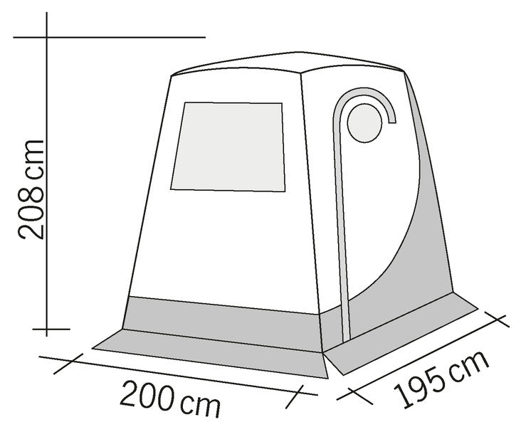 Reimo Tent Technology UPGRADE PREMIUM Heckzelt für VW T5/T6