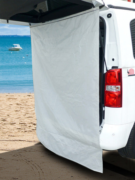 Reimo Tent Technology Sichtschutz- und Duschvorhang für Heckklappen – 153 × 186 cm