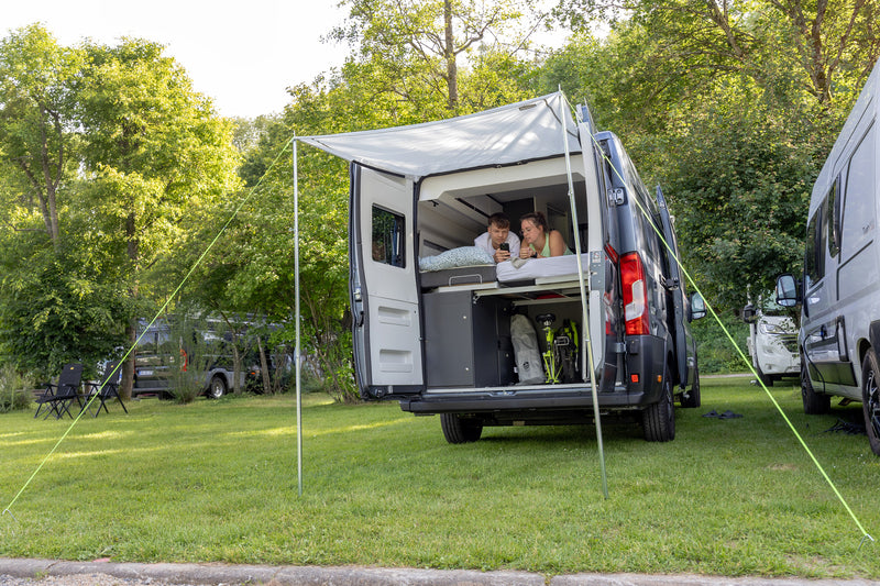 Reimo Tent Technology Dusch- und Sichtschutzvorhang für Fiat Ducato – 165 × 200 cm
