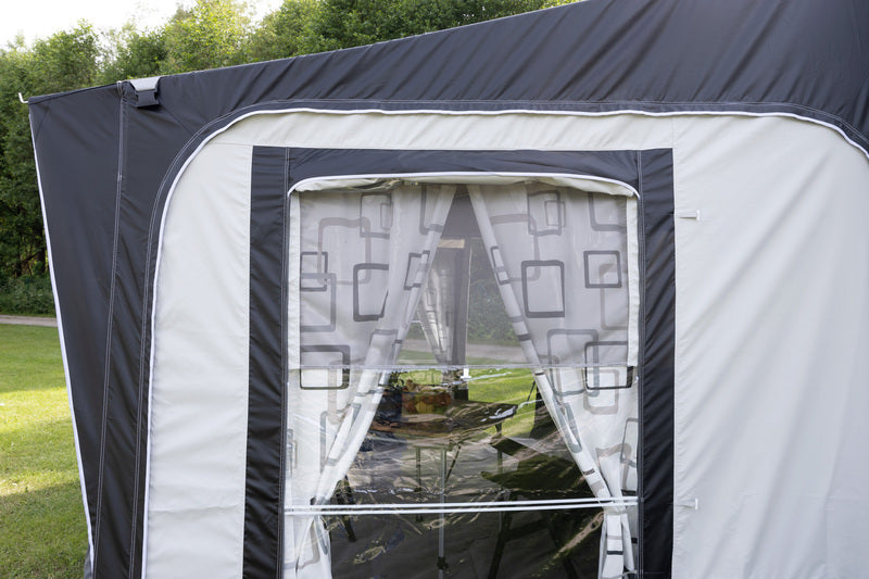 Reimo Tent Technology BOLOGNA 400 Wohnwagenvorzelt – 400 × 240 cm, Stahlgestänge
