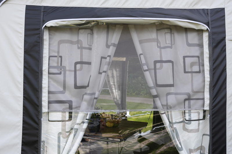 Reimo Tent Technology BOLOGNA 400 Wohnwagenvorzelt – 400 × 240 cm, Stahlgestänge