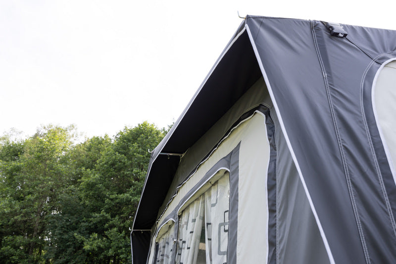 Reimo Tent Technology BOLOGNA 400 Wohnwagenvorzelt – 400 × 240 cm, Stahlgestänge