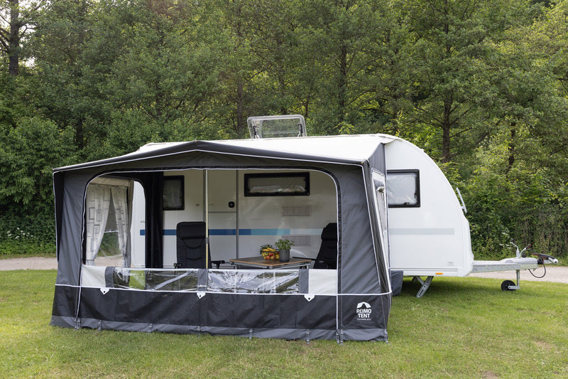Reimo Tent Technology BOLOGNA 400 Wohnwagenvorzelt – 400 × 240 cm, Stahlgestänge
