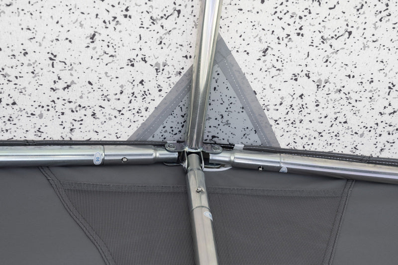 Reimo Tent Technology BOLOGNA 400 Wohnwagenvorzelt – 400 × 240 cm, Stahlgestänge