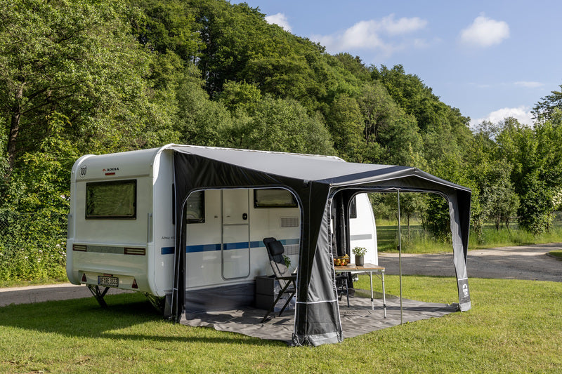 Reimo Tent Technology BOLOGNA 400 Wohnwagenvorzelt – 400 × 240 cm, Stahlgestänge