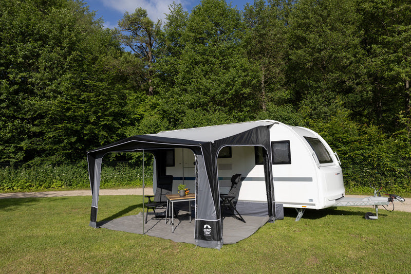 Reimo Tent Technology BOLOGNA 400 Wohnwagenvorzelt – 400 × 240 cm, Stahlgestänge