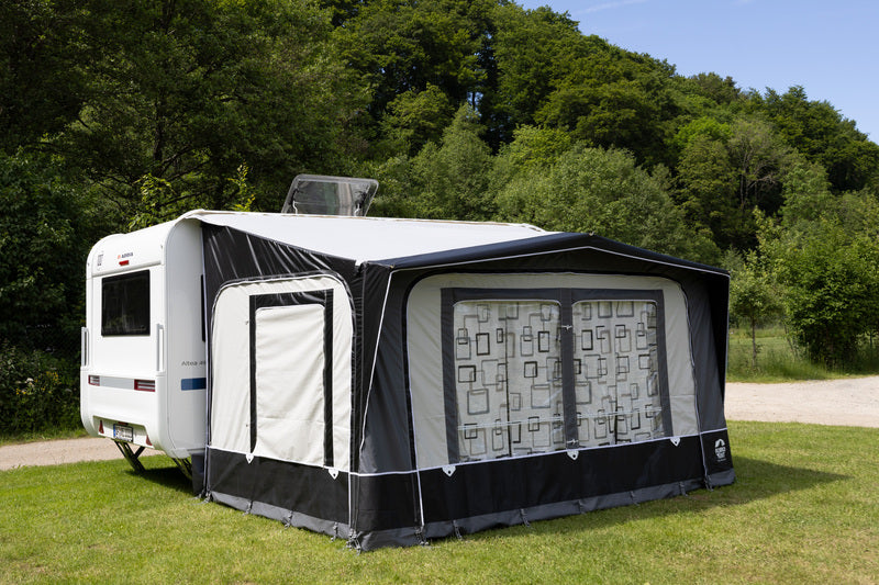Reimo Tent Technology BOLOGNA 400 Wohnwagenvorzelt – 400 × 240 cm, Stahlgestänge