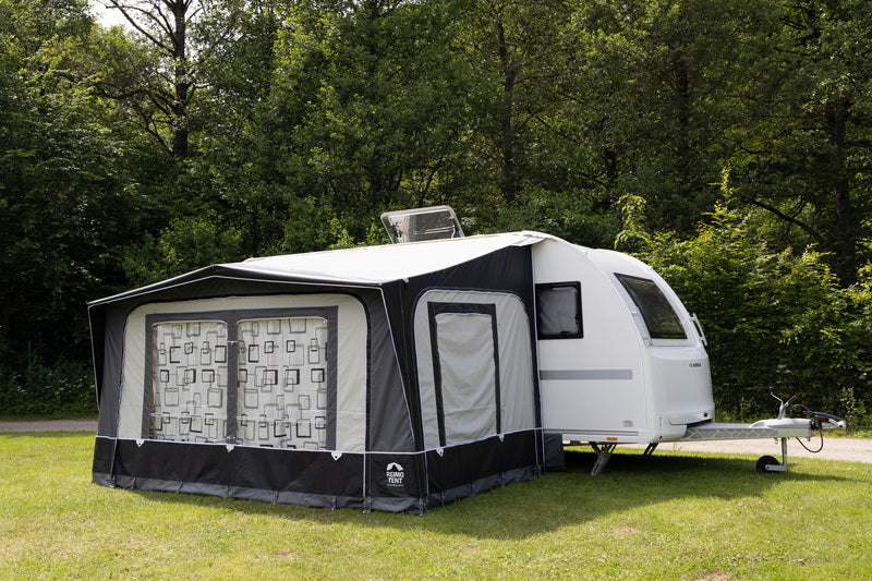 Reimo Tent Technology BOLOGNA 400 Wohnwagenvorzelt – 400 × 240 cm, Stahlgestänge