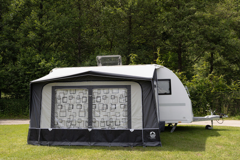 Reimo Tent Technology BOLOGNA 400 Wohnwagenvorzelt – 400 × 240 cm, Stahlgestänge