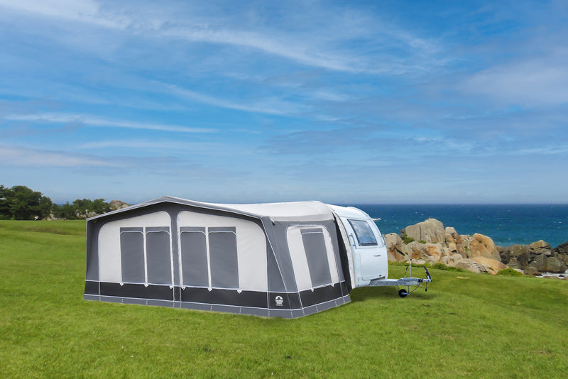 Reimo Tent Technology PALERMO Wohnwagenvorzelt – Gr. 16, 1026–1050 cm, Aluminiumgestänge