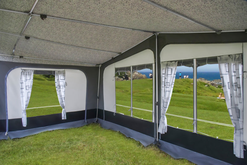 Reimo Tent Technology PALERMO Wohnwagenvorzelt – Gr. 16, 1026–1050 cm, Aluminiumgestänge