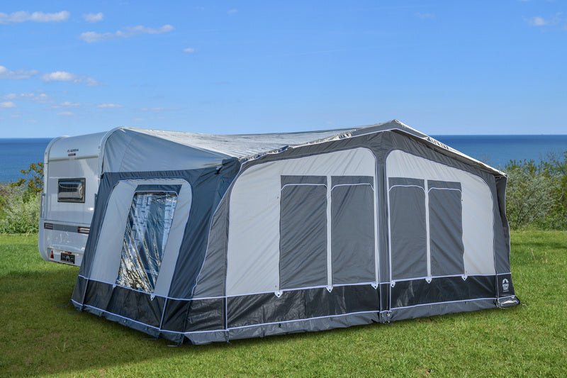 Reimo Tent Technology PALERMO Wohnwagenvorzelt – Gr. 10, 876–900 cm, Stahlgestänge