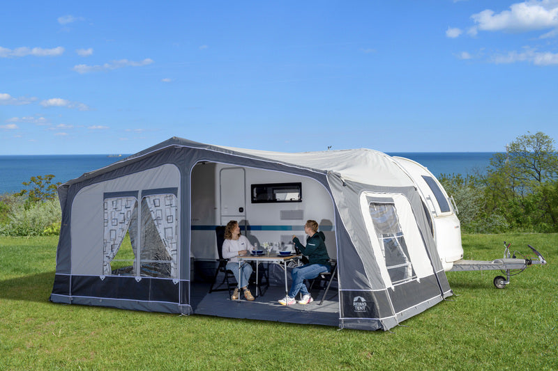 Reimo Tent Technology PALERMO Wohnwagenvorzelt – Gr. 19, 1101–1125 cm, Stahlgestänge