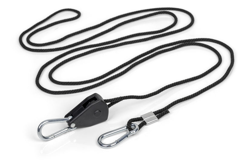 Reimo Tent Technology Jet Rope Schnellspannseil – 2 m, Ø 4 mm, Schwarz