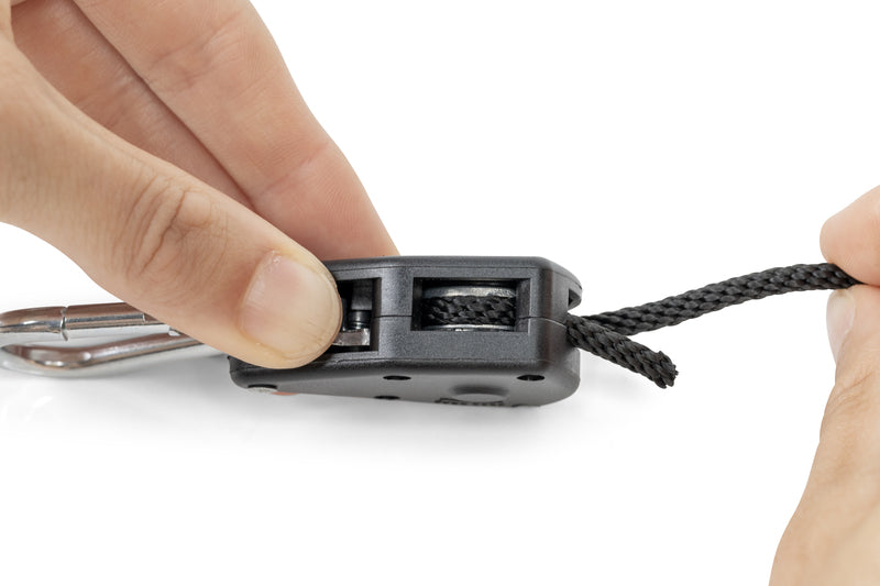 Reimo Tent Technology Jet Rope Schnellspannseil – 2 m, Ø 4 mm, Schwarz