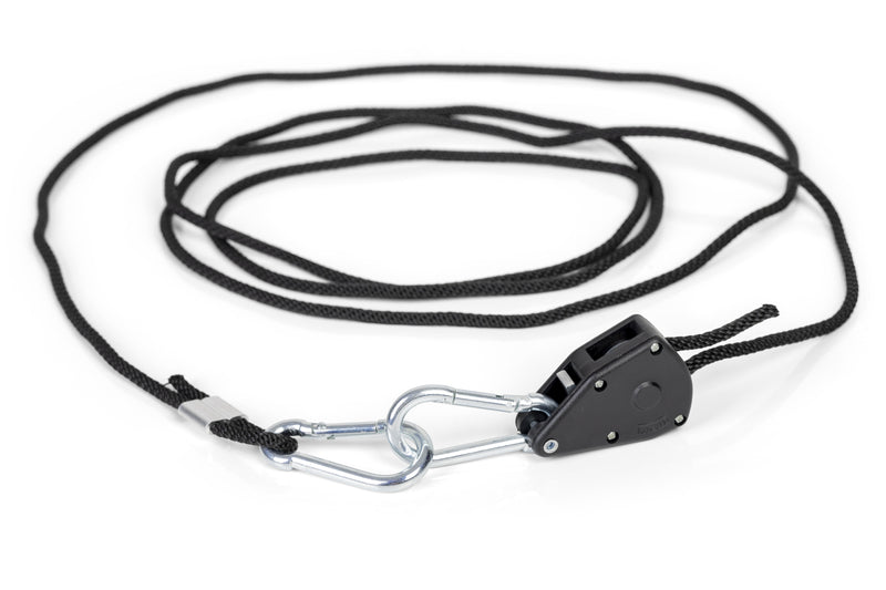 Reimo Tent Technology Jet Rope Schnellspannseil – 2 m, Ø 4 mm, Schwarz