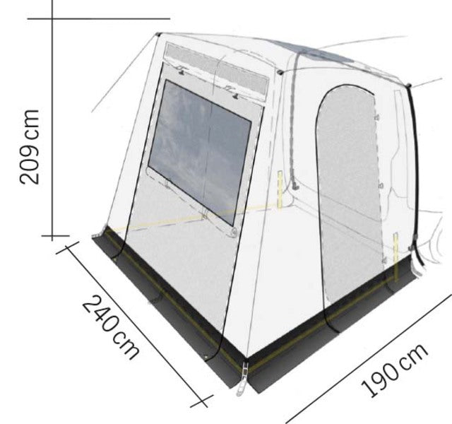 Reimo Tent Technology CADDY 5 PREMIUM Heckzelt – ab 2021
