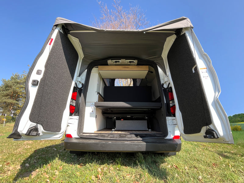 Reimo Tent Technology Hecksonnendach für Flügeltüren – 160 × 80 cm