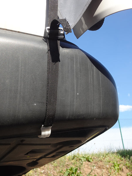 Reimo Tent Technology Hecksonnendach für Flügeltüren – 160 × 80 cm