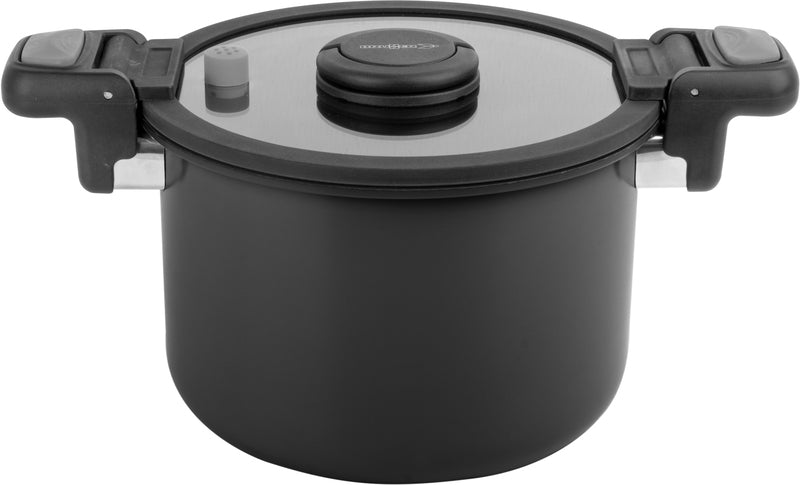 Brunner QUIKPOT Schnellkochtopf – 5 l, Aluminium, Schwarz