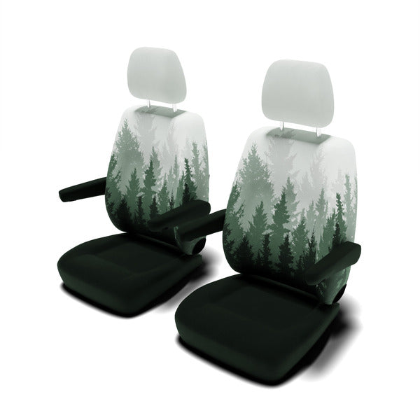 DriveDressy Sitzbezüge für Mercedes-Benz Marco Polo – Rückbank, Magic Forest
