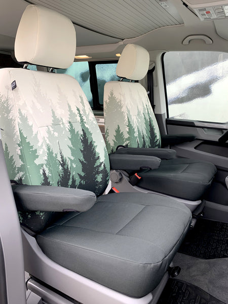DriveDressy Sitzbezüge für Mercedes-Benz Marco Polo – Rückbank, Magic Forest