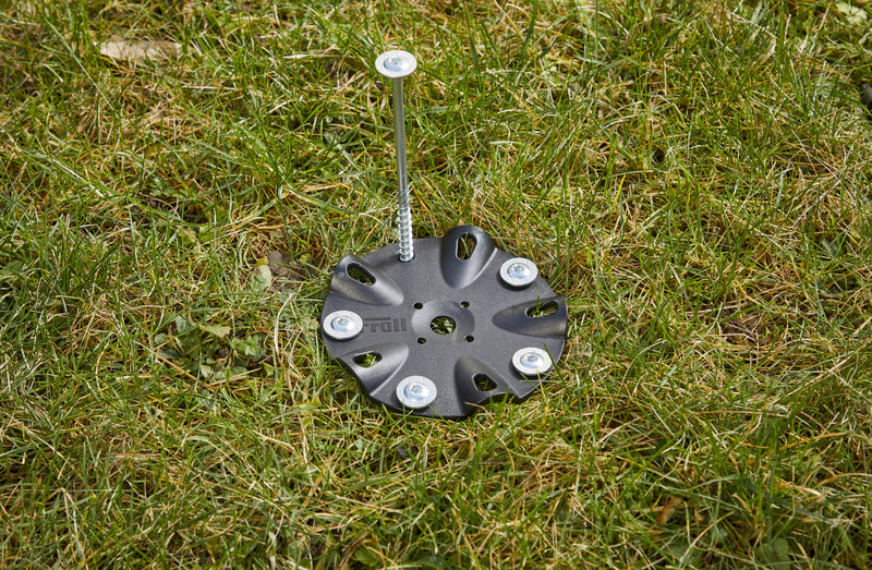 Froli Ankerplatten – Ø 14 cm, 2er-Set mit 10 Schrauben