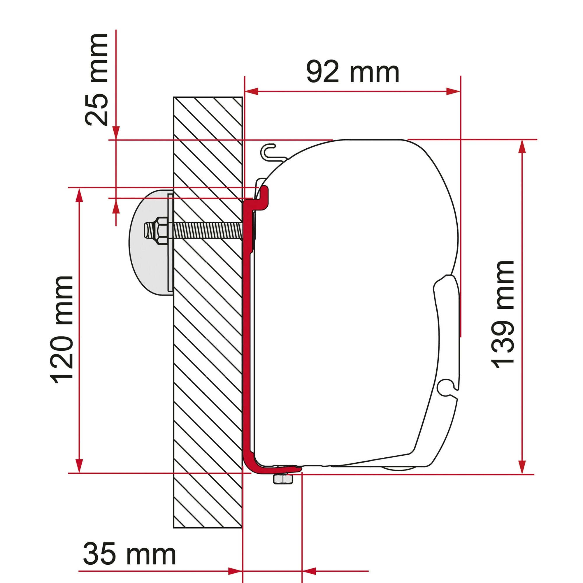 Markisenadapter AS 300