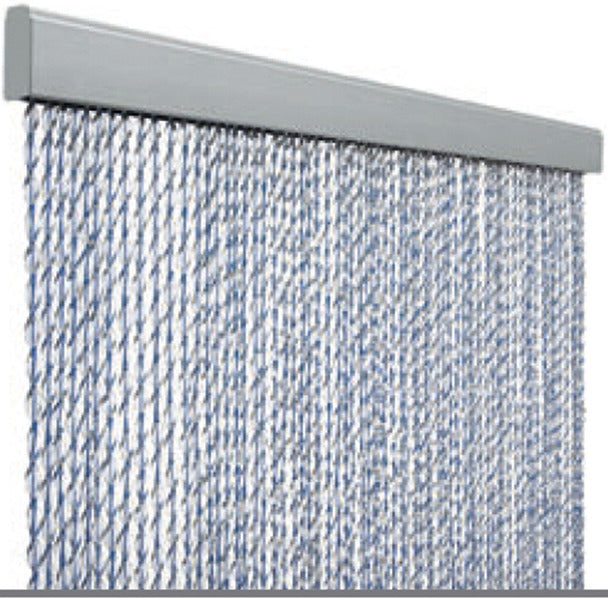 Arisol SARA Türvorhang – 60 × 190 cm, Blau/Weiß