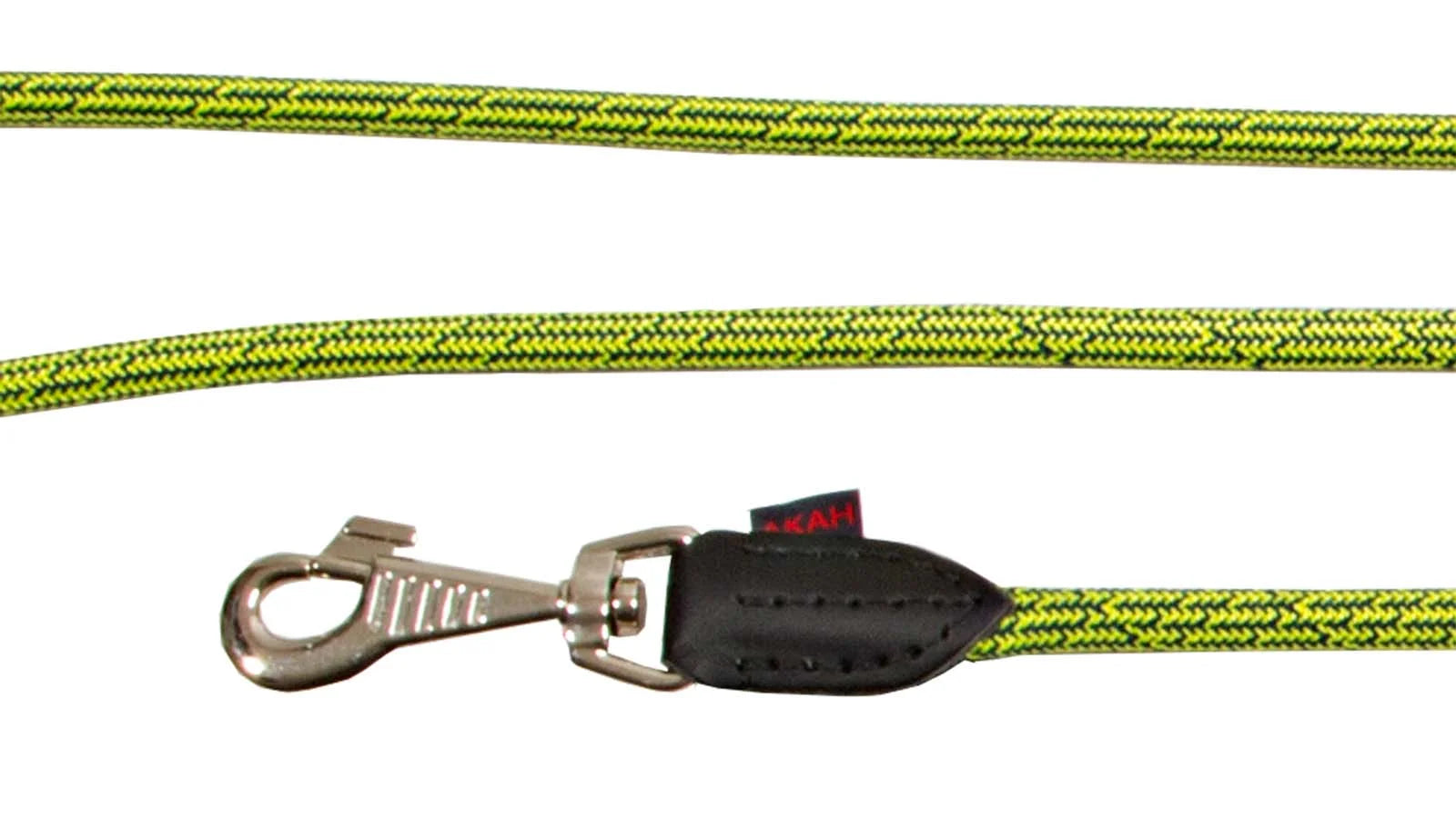 AKAH Umhängeleine Dog Rope Stahlblau-Neongelb – Ansicht 2