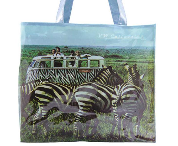 VW Collection by BRISA T1 Bulli Bus Shopper - Tasche PVC - Safari