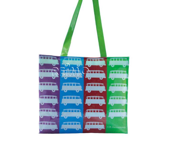 VW Collection by BRISA T1 Bulli Bus Shopper Colors -Tasche PVC - Bunt