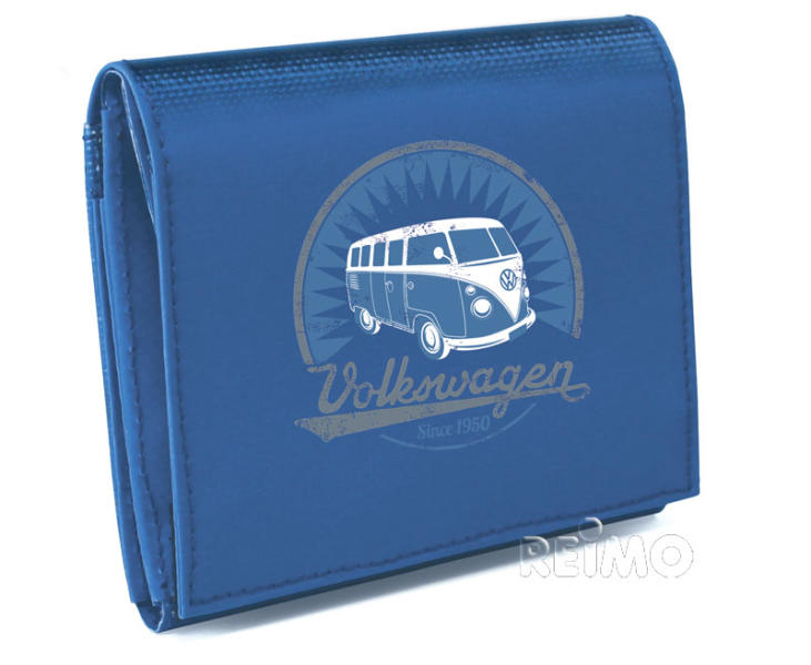 VW Collection by BRISA Geldbörse blau aus LKW-Plane