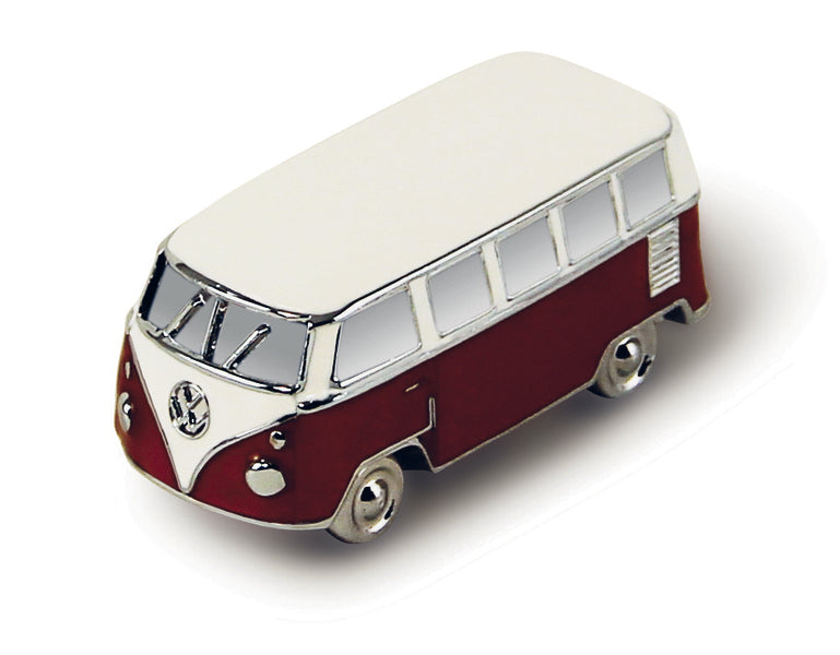 VW Collection by BRISA T1 Bulli 3D-Dekomagnet – Rot