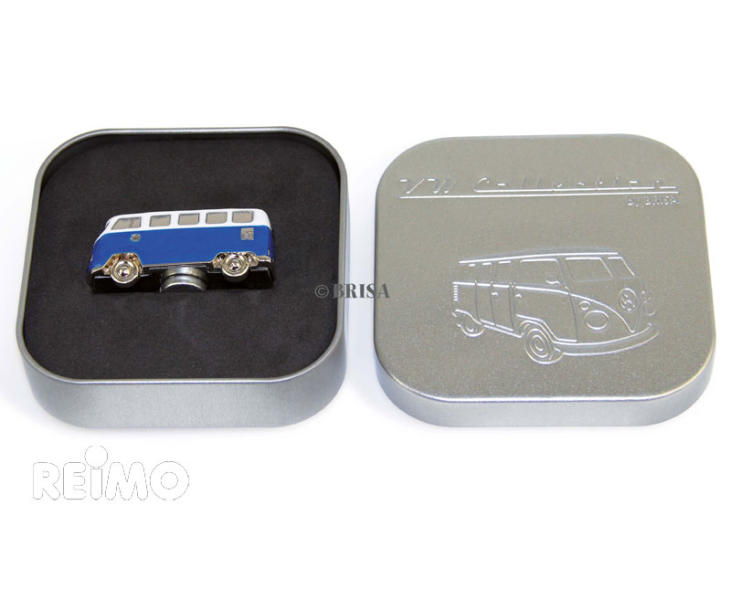 VW Collection by BRISA T1 Bulli 3D-Dekomagnet – Blau