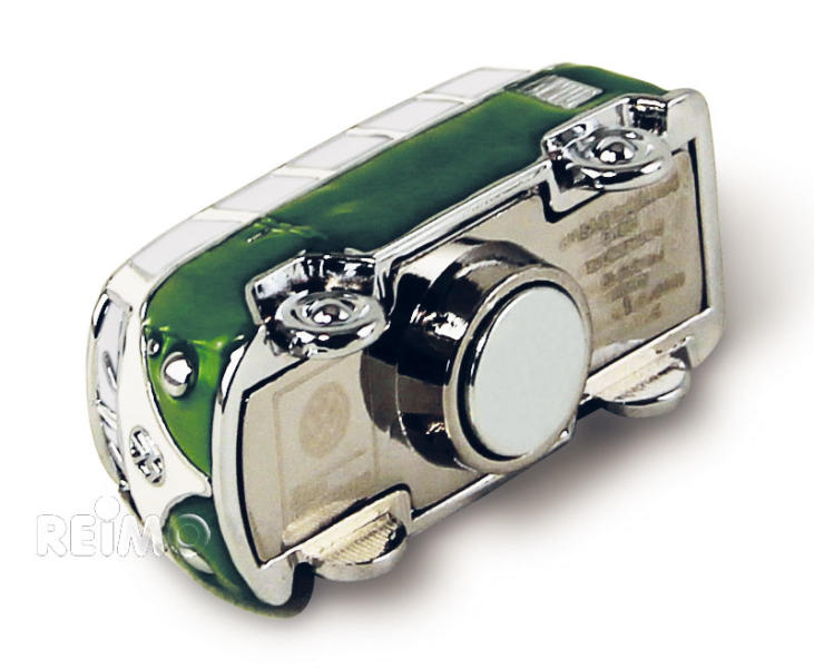 VW Collection by BRISA T1 Bulli 3D-Dekomagnet – Grün
