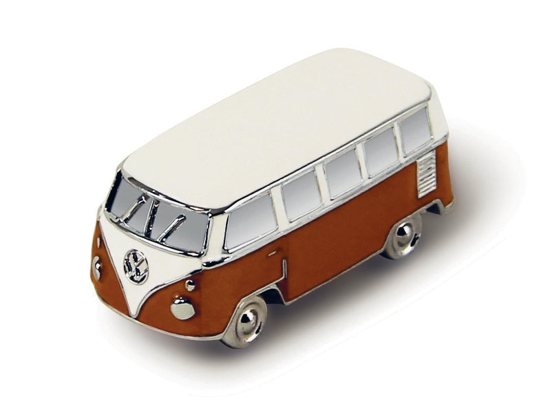 VW Collection by BRISA T1 Bulli 3D-Dekomagnet – Orange